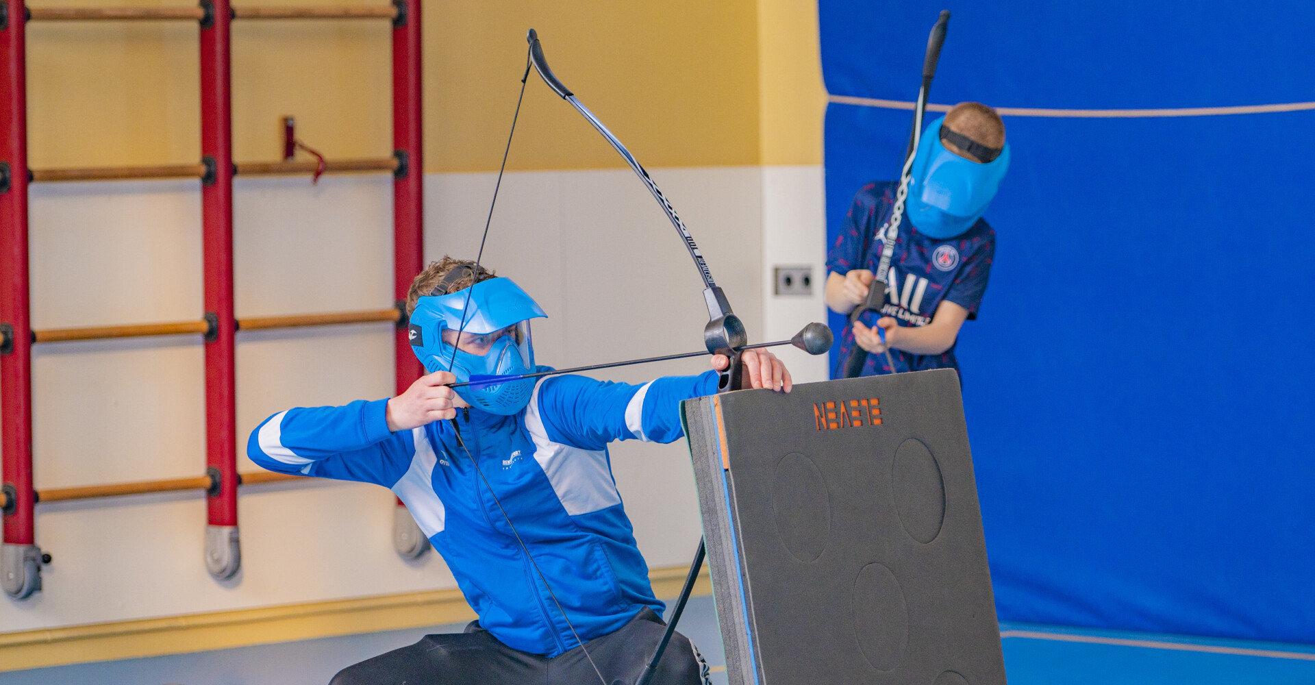 Archery tag + sport en spel kinderfeestje